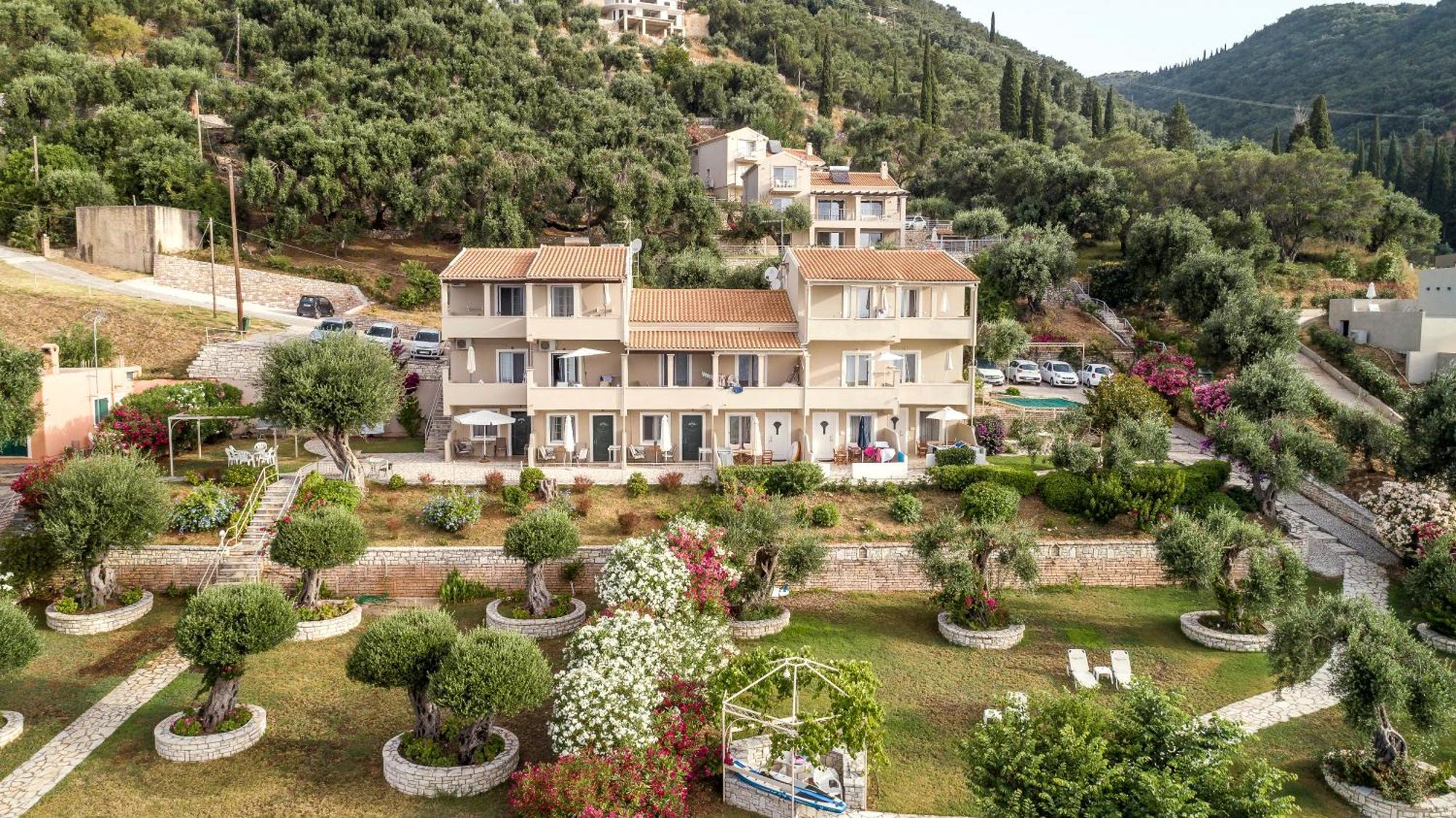Krouzeri Beach Apartments Nisaki  Dış mekan fotoğraf