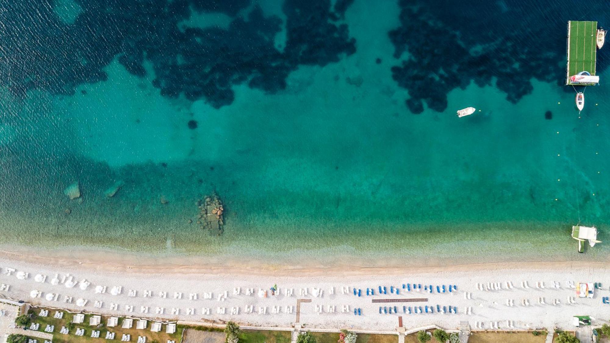 Krouzeri Beach Apartments Nisaki  Dış mekan fotoğraf