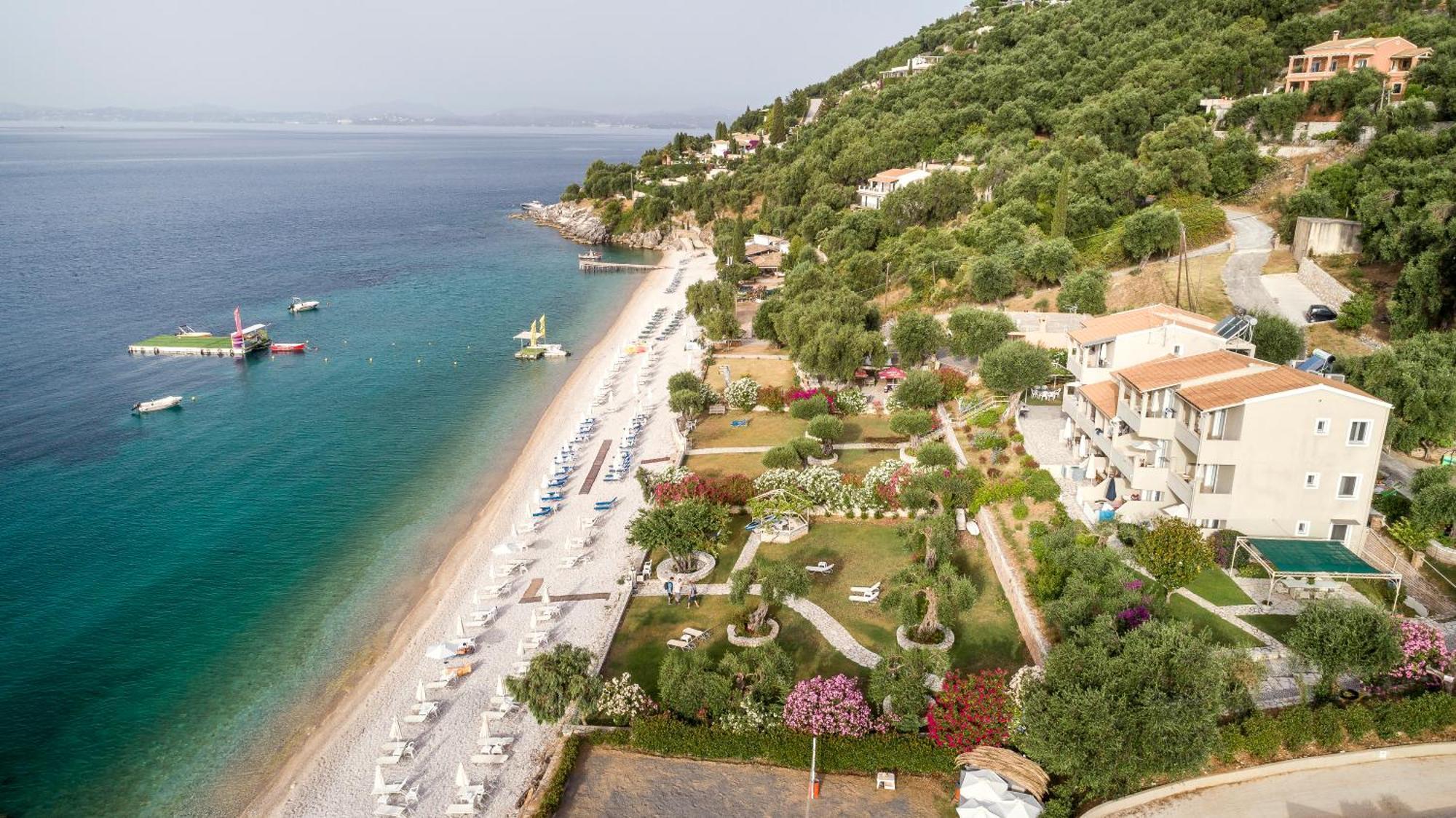 Krouzeri Beach Apartments Nisaki  Dış mekan fotoğraf