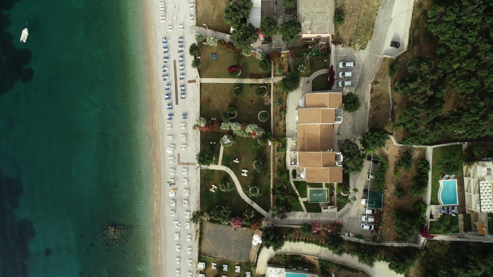 Krouzeri Beach Apartments Nisaki  Dış mekan fotoğraf
